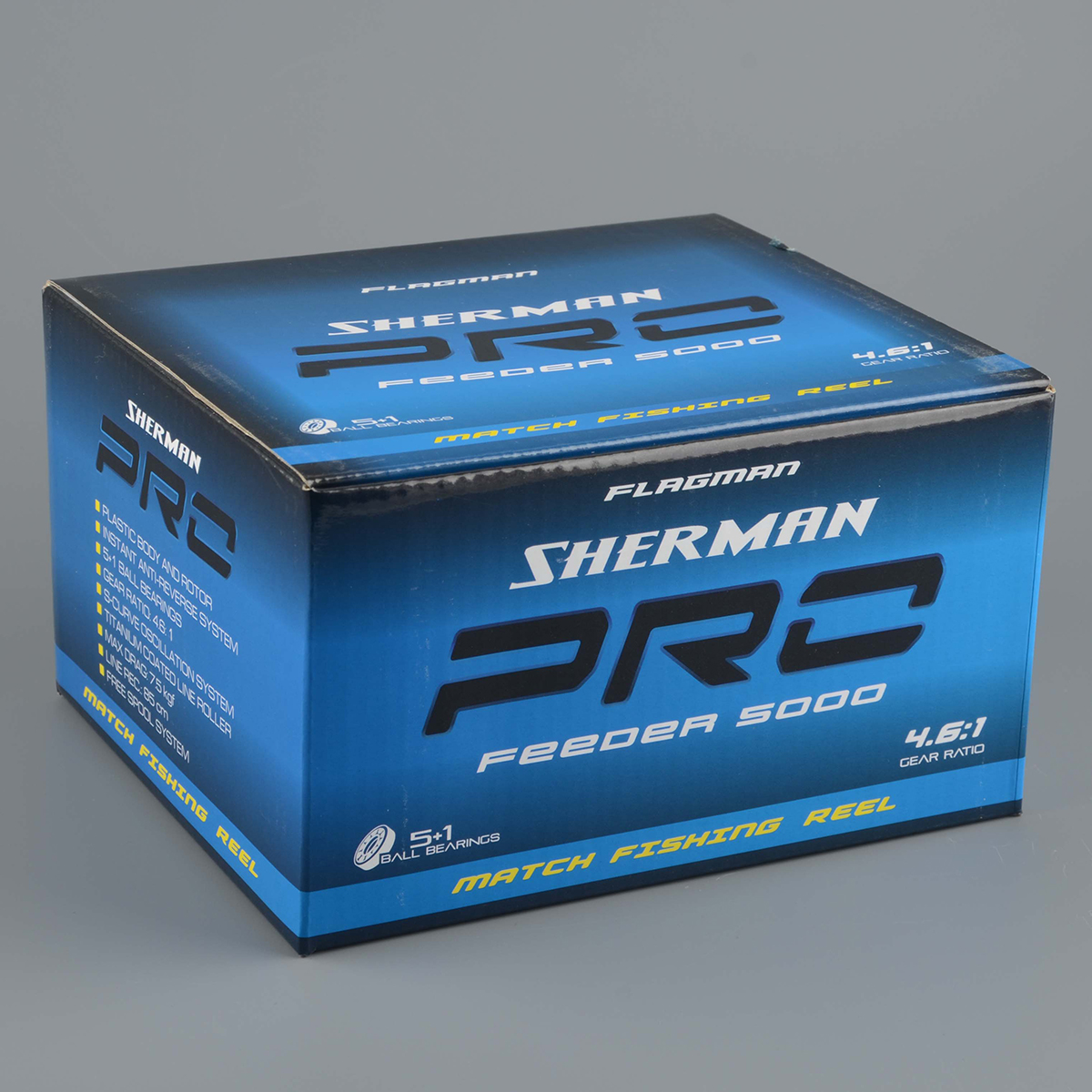 Катушка байтран. Flagman Sherman Pro Feeder 5000 FS