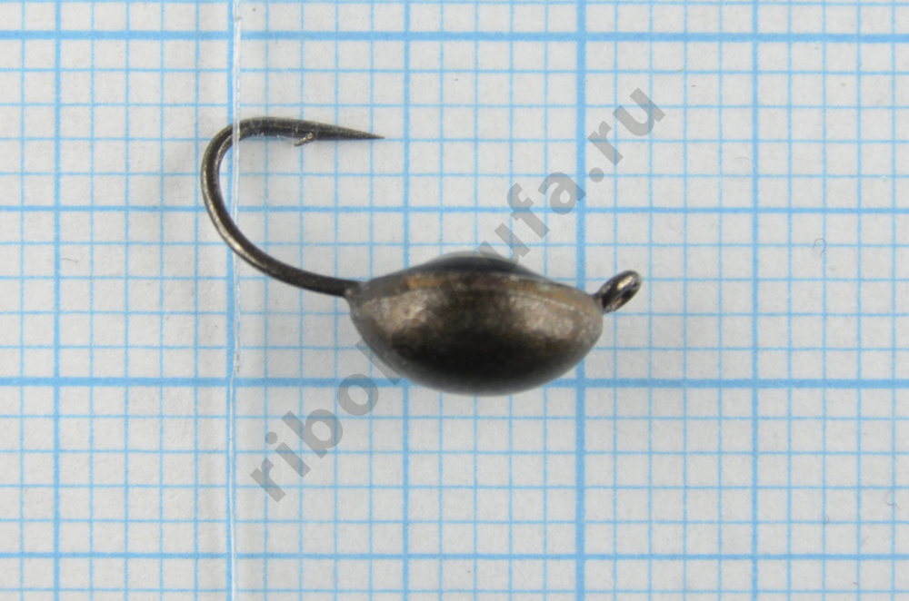 Мормышка вольфрам Bravo Fishing Плавунец с ушком, с 3D глазком 4.0 мм 0.90 гр Bn