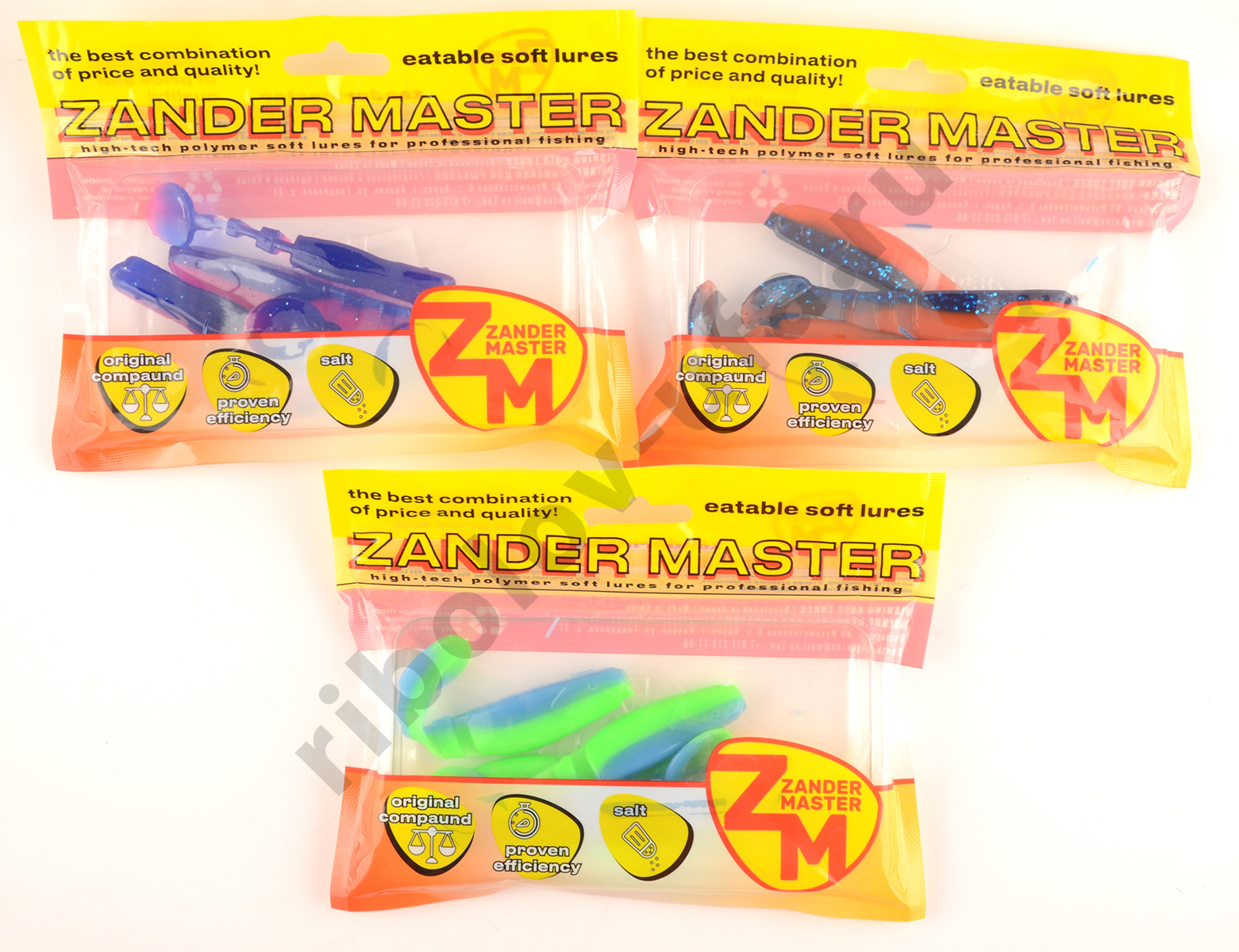 Силиконовая приманка Zander Master Hufer (Kopyto) 80мм, 6,4гр цв. 23