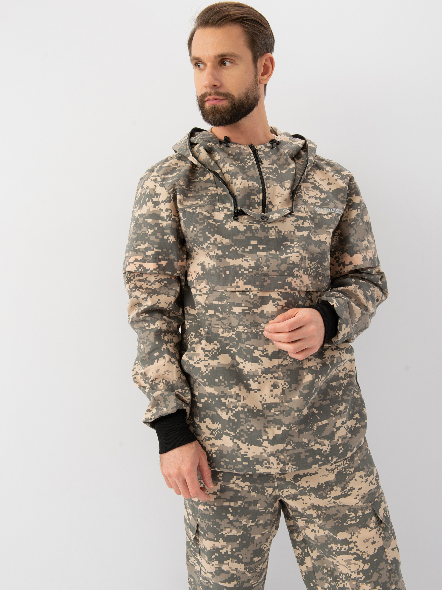 Костюм летний Антигнус-Люкс ткань Сорочка цвет 128/2 (светлый пиксель) Размер: 52-54, Рост: 182-188