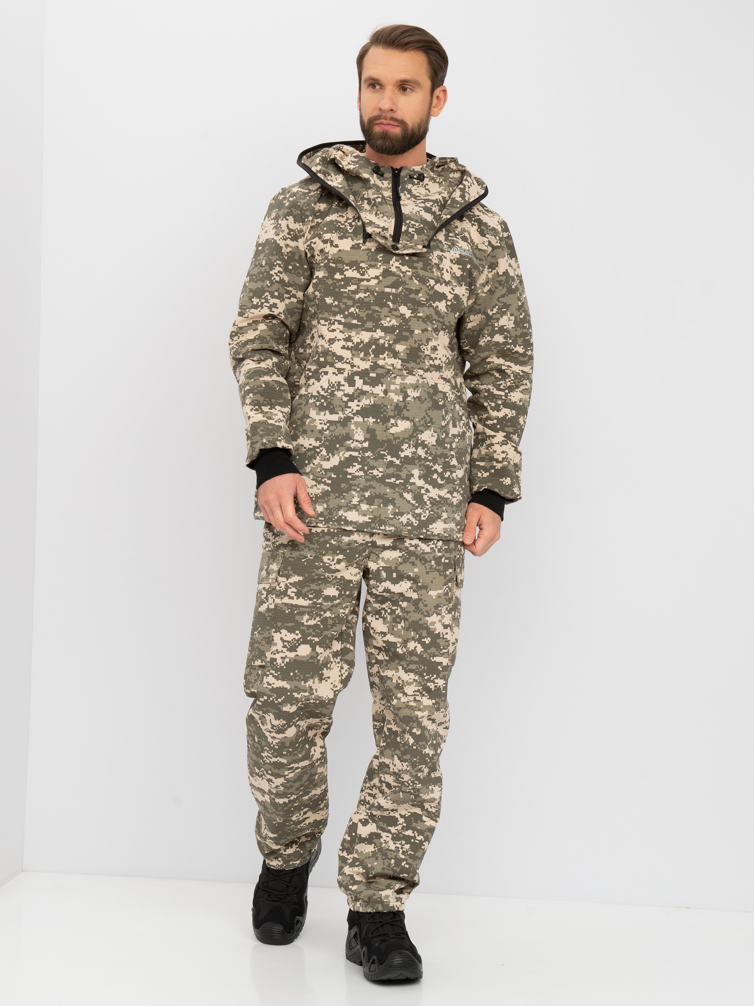 Костюм летний Антигнус-Эконом ткань Смесовая Рип-Стоп цвет 128/2 св.пиксель р.48-50, рост 170-176