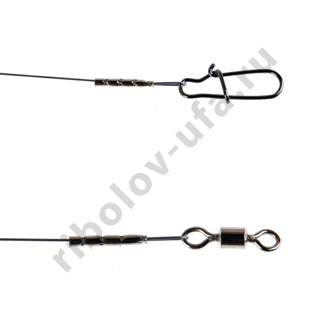 Поводок Win Титан Soft Mirror 9кг 30см (2шт/уп) TSM-09-30