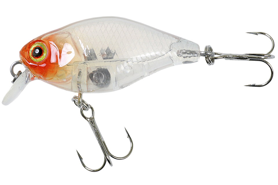 Воблер Jackall Chubby 38 SR Silent дл. 3.8 см, гл. 0.6-1 м, 4 гр, floating, цв.clear salmon roe head