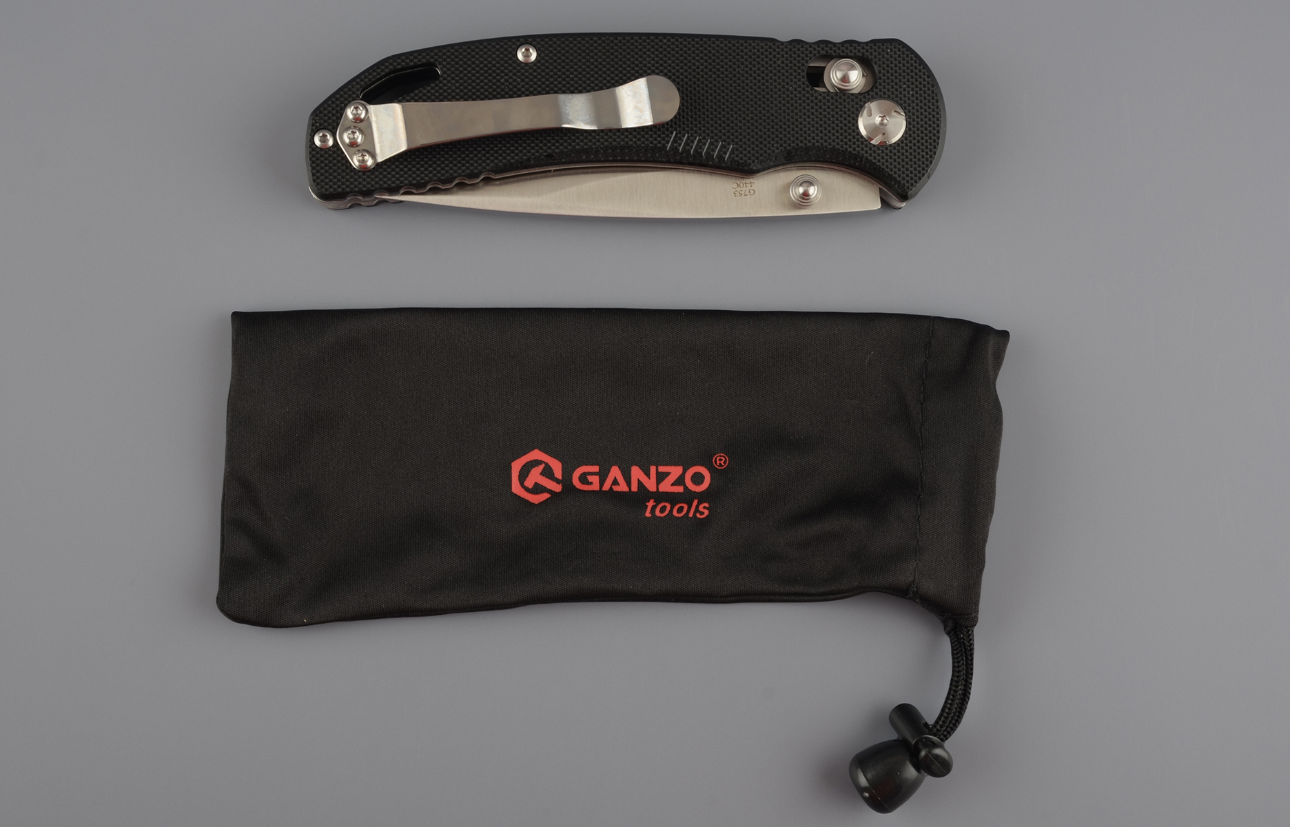 Нож складной туристический Ganzo G7531-BK