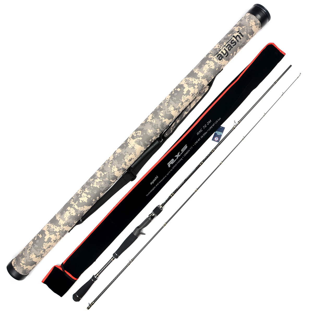 Кастинговое удилище Ayashi Rexzus ARXS 72MF2 2.2m  тест 9-28g