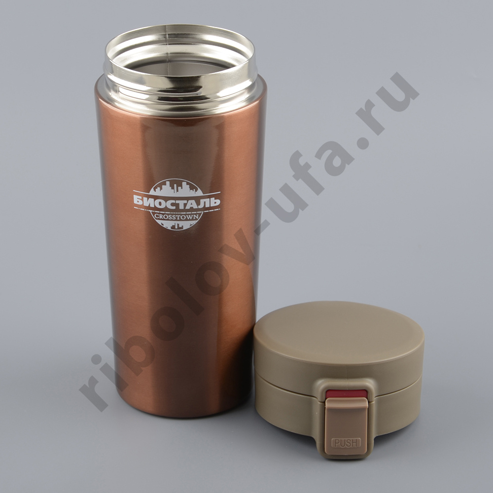 Термос-кружка Biostal- Crosstown 0,4л. цв.Античная бронза (NMT-400B)