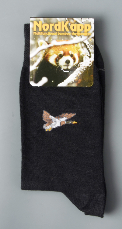 Термоноски AVI-Outdoor Bamboo Flaten р.43-46  Рис:утка (арт 494)