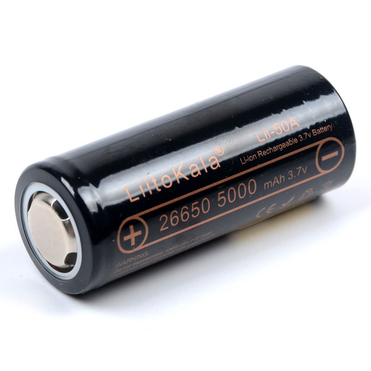 Аккумулятор LiitoKala Lii-50A-JT 26650 Без защиты 5000mAh