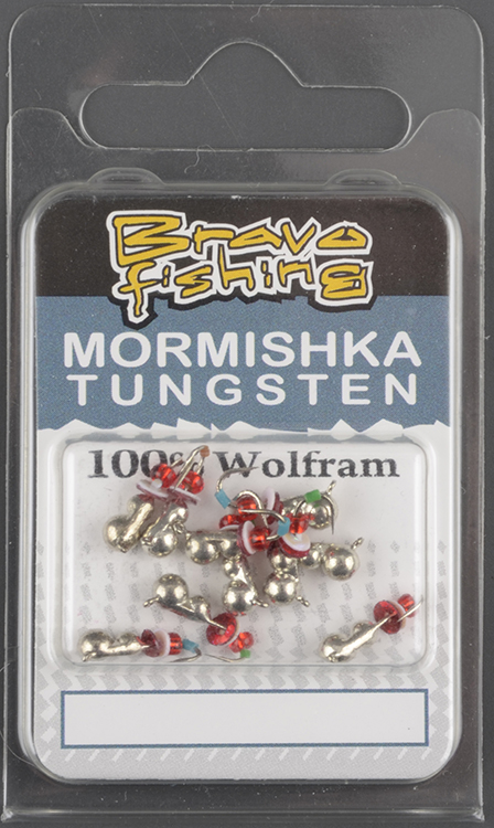 Мормышка вольфрам Bravo Fishing Муравей с ушком 3.5 мм 0.53гр Sil