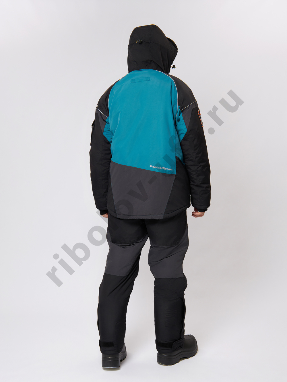 Костюм зимний Alaskan Dakota Stream мор.волн/cер/черн (куртка+ полукомбинезон) р.XL (РР)