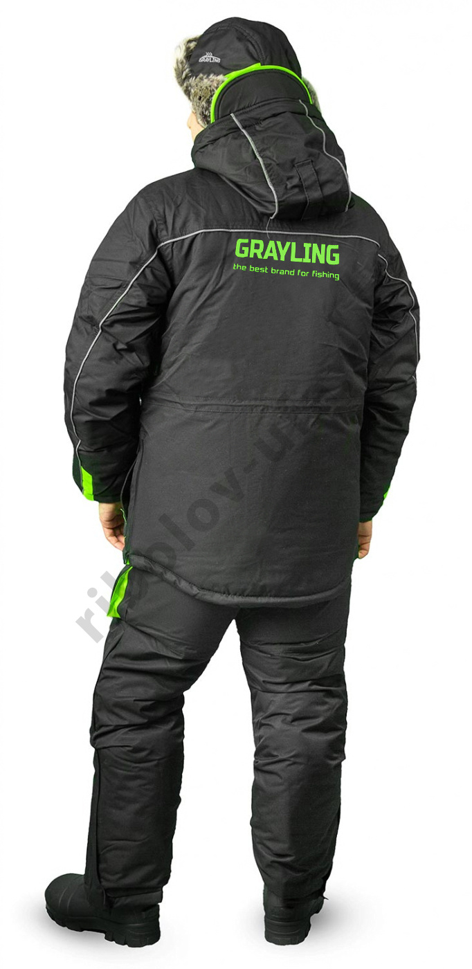 Костюм зимний Novatex Селигер цв.Зелено/Черный р. 48-50 рост 170-176