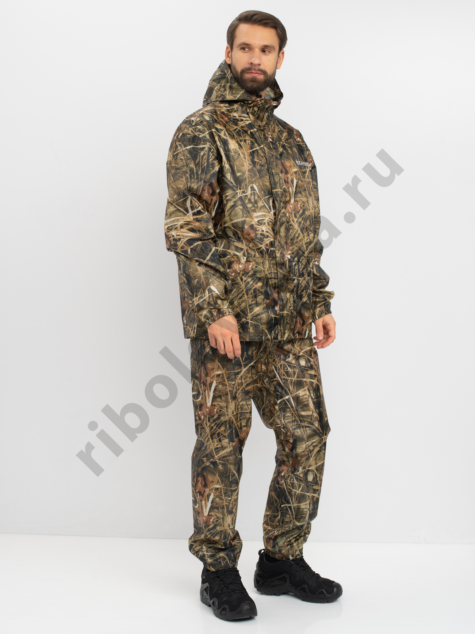 Костюм Huntsman Склон-2 (ВВЗ 3000мм) цв.Камыш тк.Таффета р. 48-50, рост 176