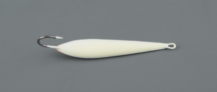 Блесна зимняя Пирс Окуневая большая 3,5 гр., латунь+СН, с 1-м крючком