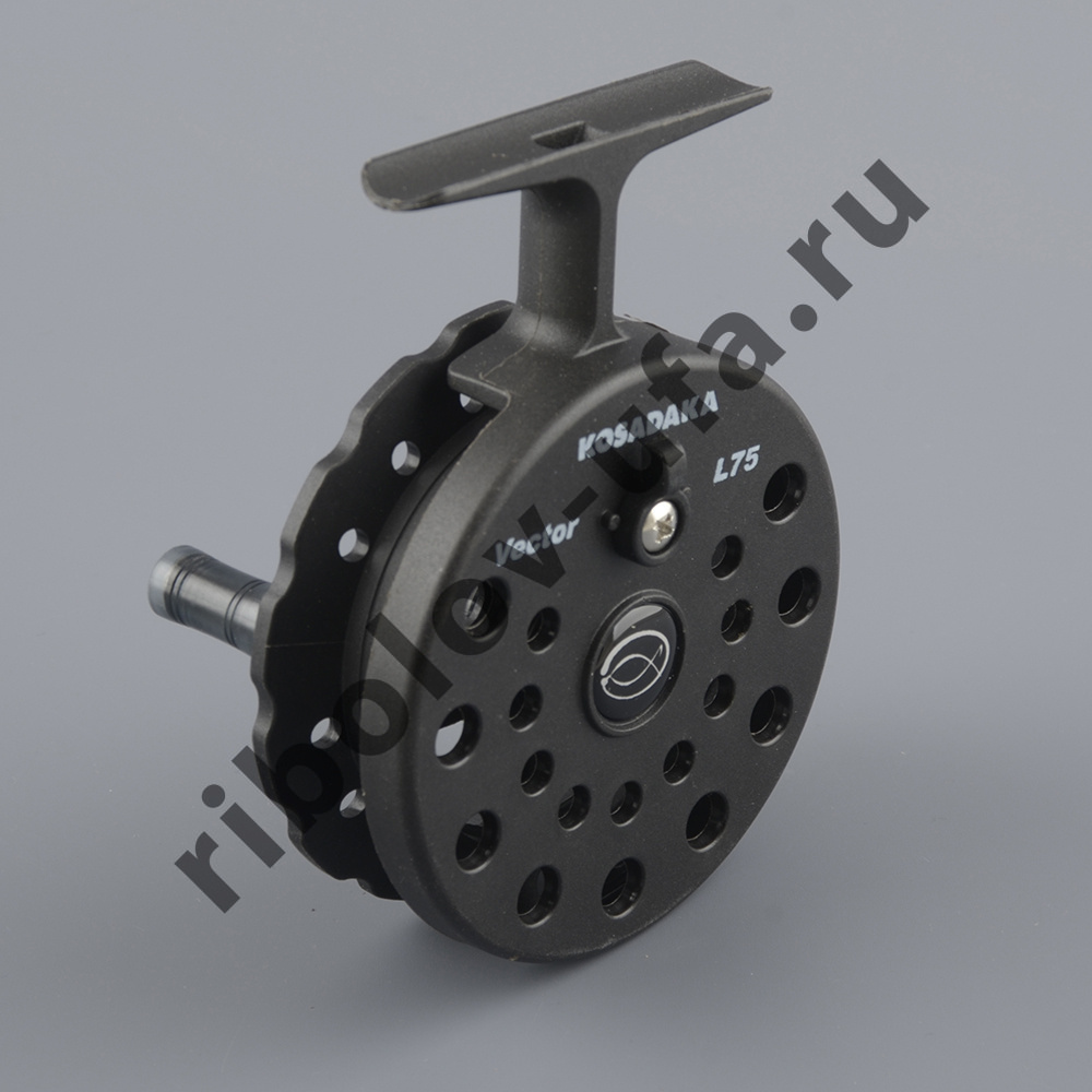 Катушка проводочная Kosadaka Vector пласт. 65мм на  длин.лапке (2 напр. вращ со стопором или фрикц.)