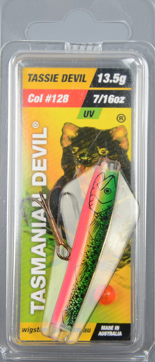 Блесна Wigston Lures Tasmanian Devil 13гр #128 Coral Trout