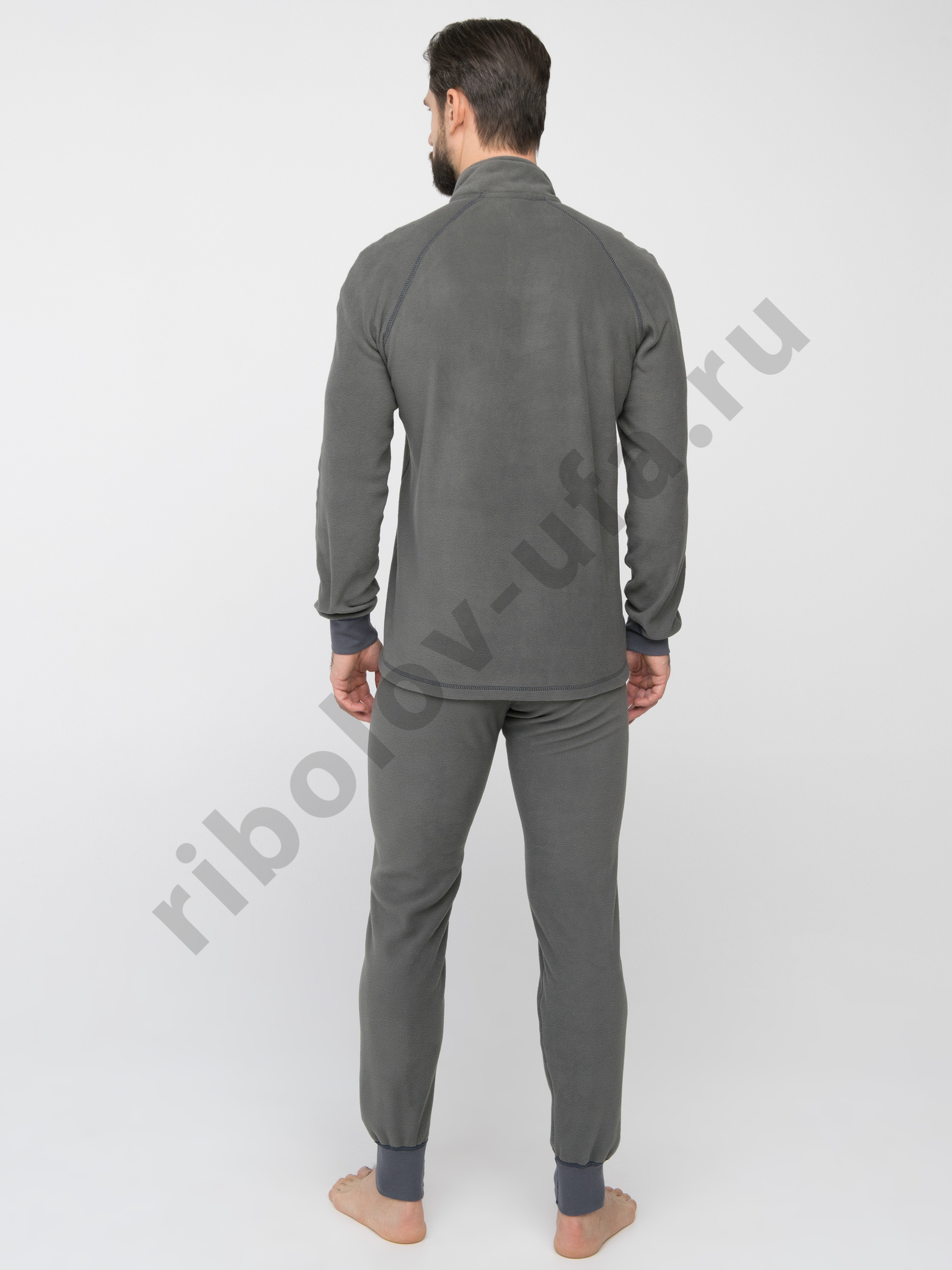 Нижний слой Huntsman Thermoline ZIP цв.Серый, ткань Флис р. 52-54 (XL)