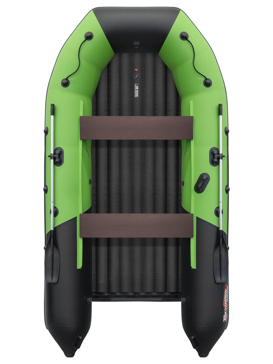 Лодка Таймень NX 3600 НДНД PRO Max зеленый/черный