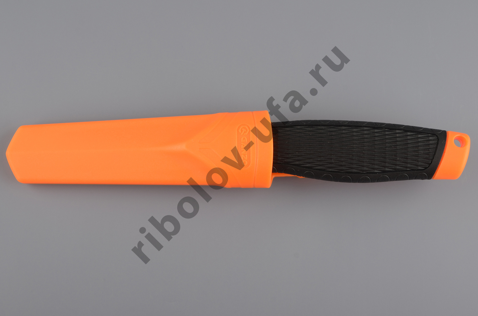 Нож Ganzo G806-OR, черный с оранжевым