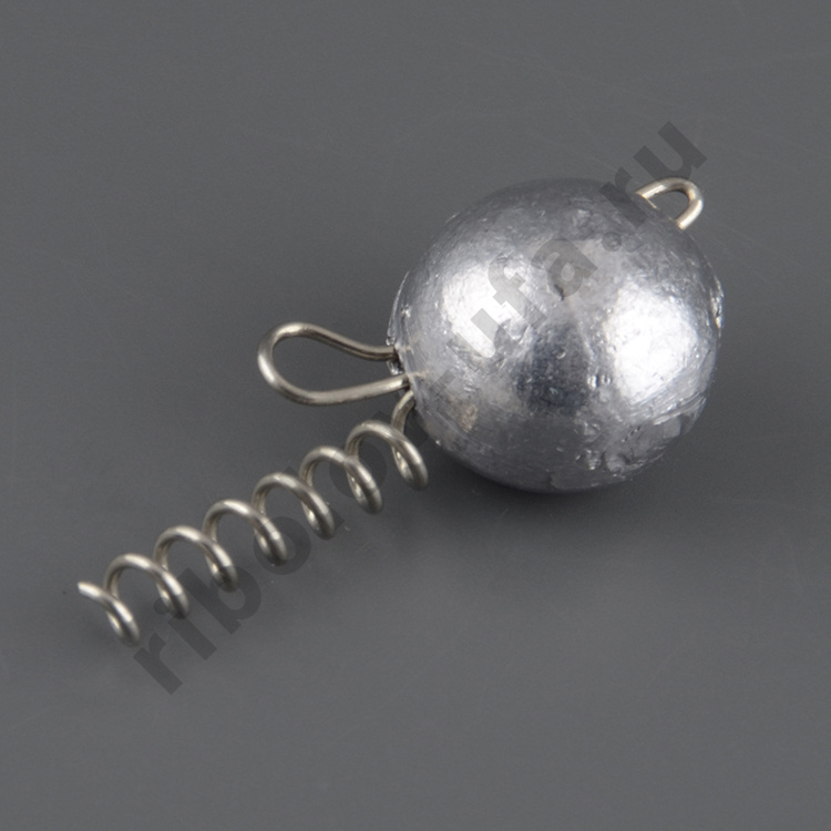 Груз Чебурашка разборная чечевичка штопор 24гр продол. вставка уха (уп/10шт)