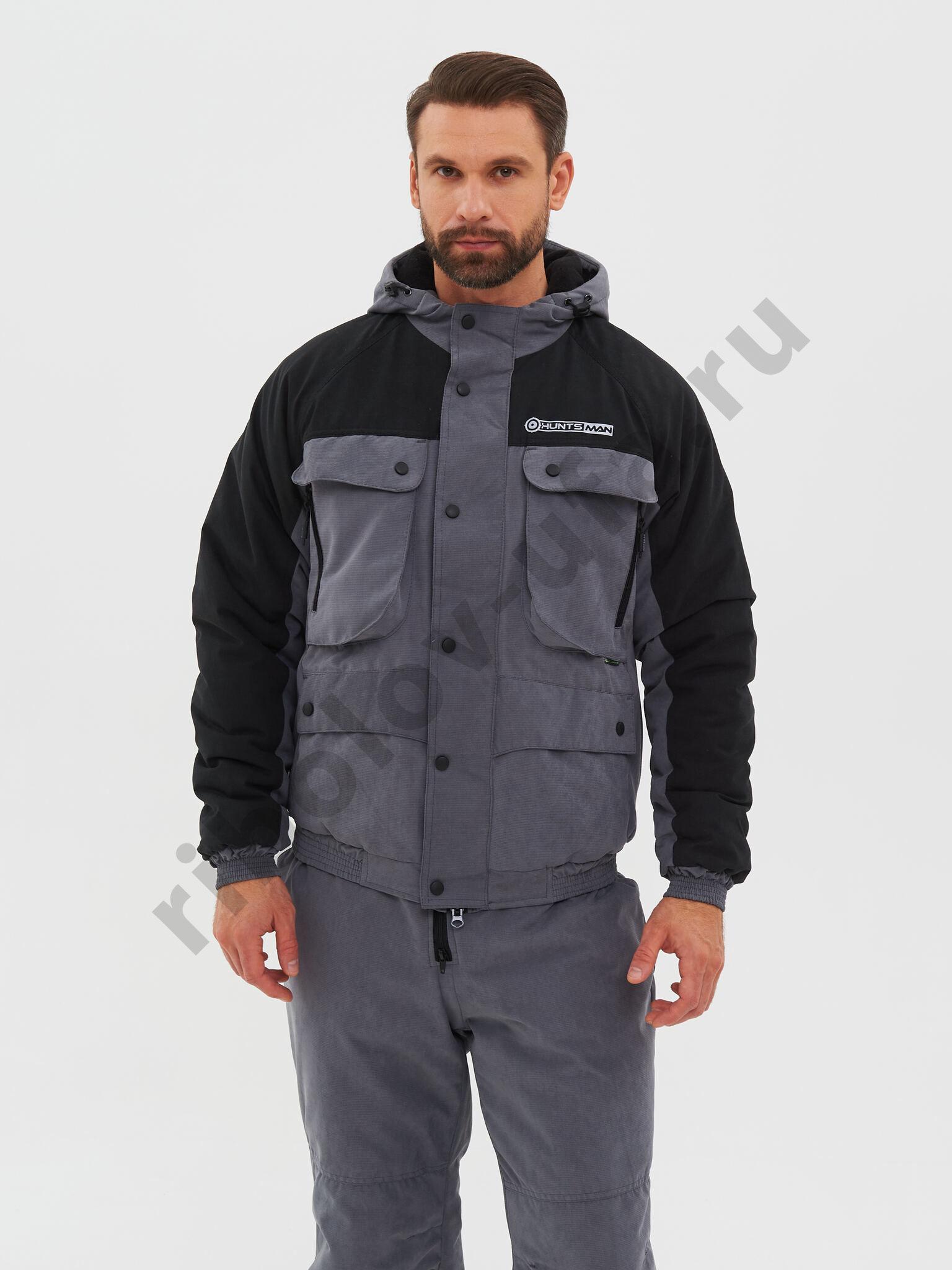 Костюм демисез. Huntsman Таймень Цв. Серый тк. Исландия р.48-50 рост 170-176