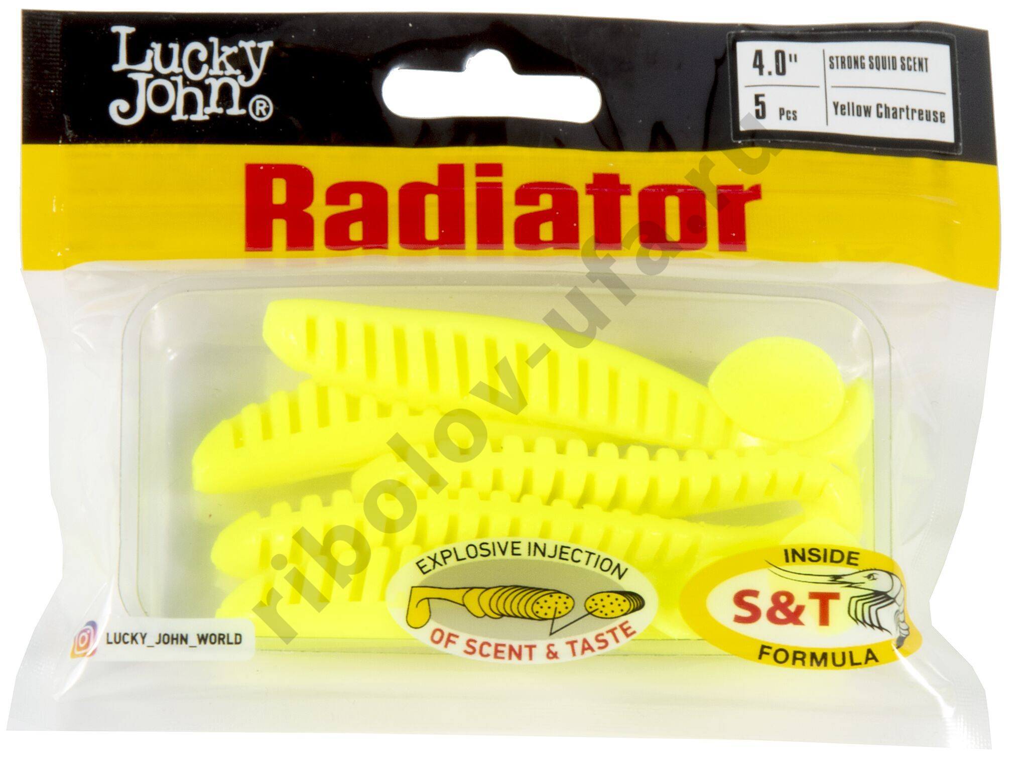 Силиконовая приманка Lucky John Radiator 4.0in 10см /S88