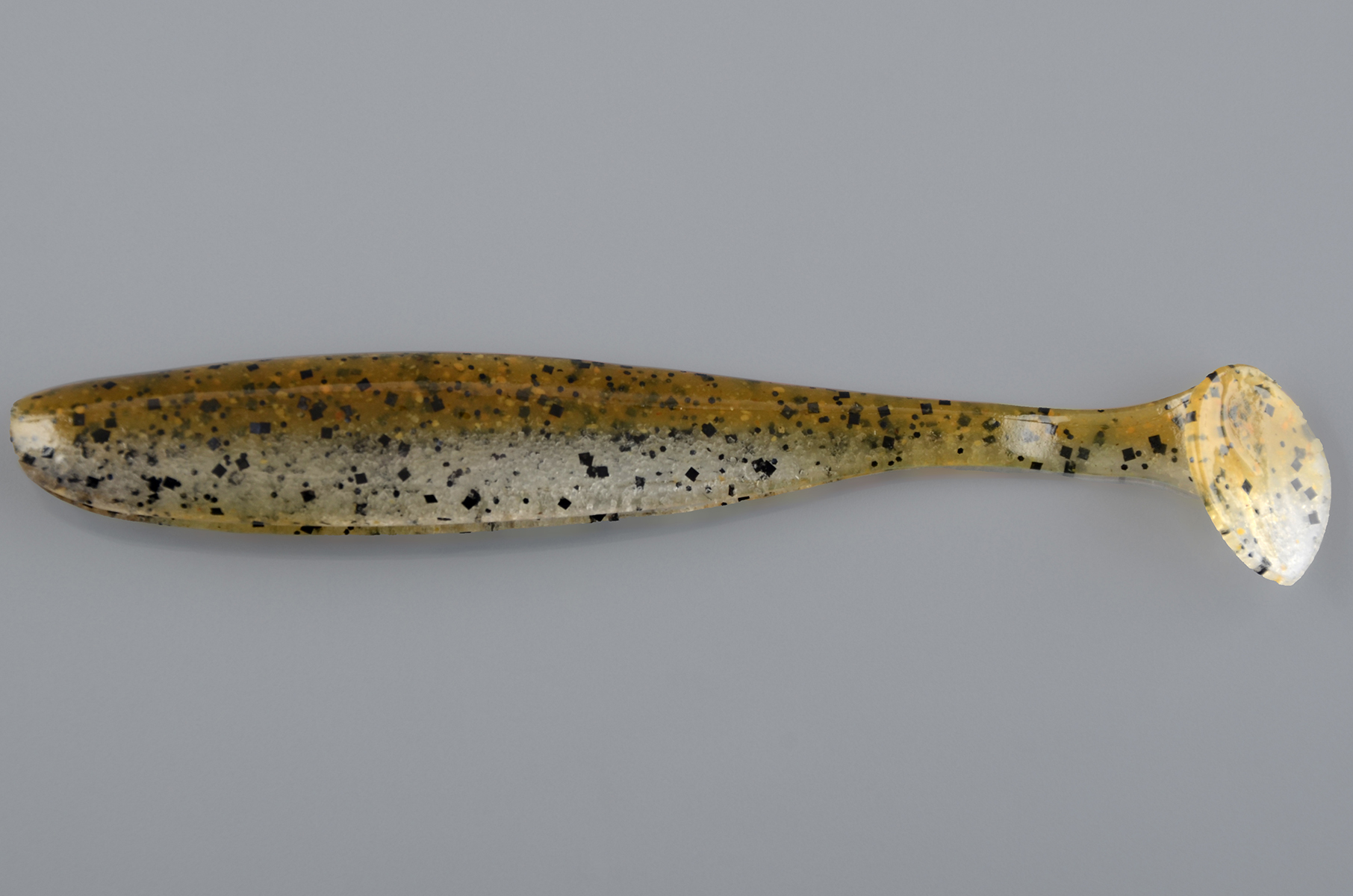 Силиконовая приманка Keitech Easy Shiner 5 inch 12см 10.5гр (5шт/уп) # 414 Green Pumpkin PP. Shad