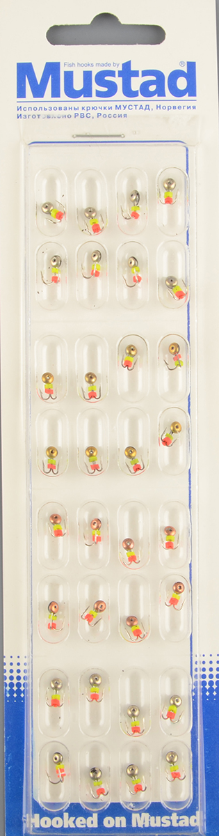 Набор мормышек РВС тип 2 123 Коза (уп.32шт)