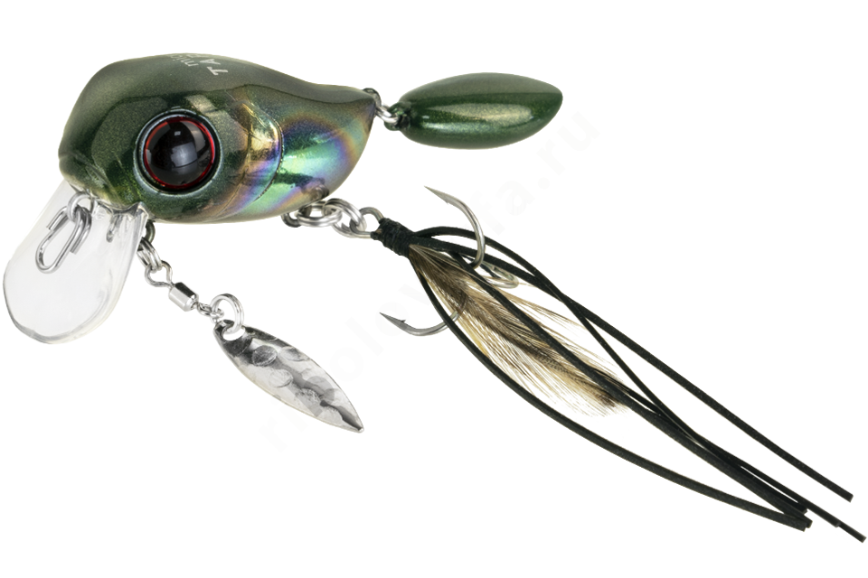 Воблер Jackall Micro Tappy  дл. 5.4 см, гл. 0-0.1 м, 4.8 гр., floating, цв. ul tamamushi