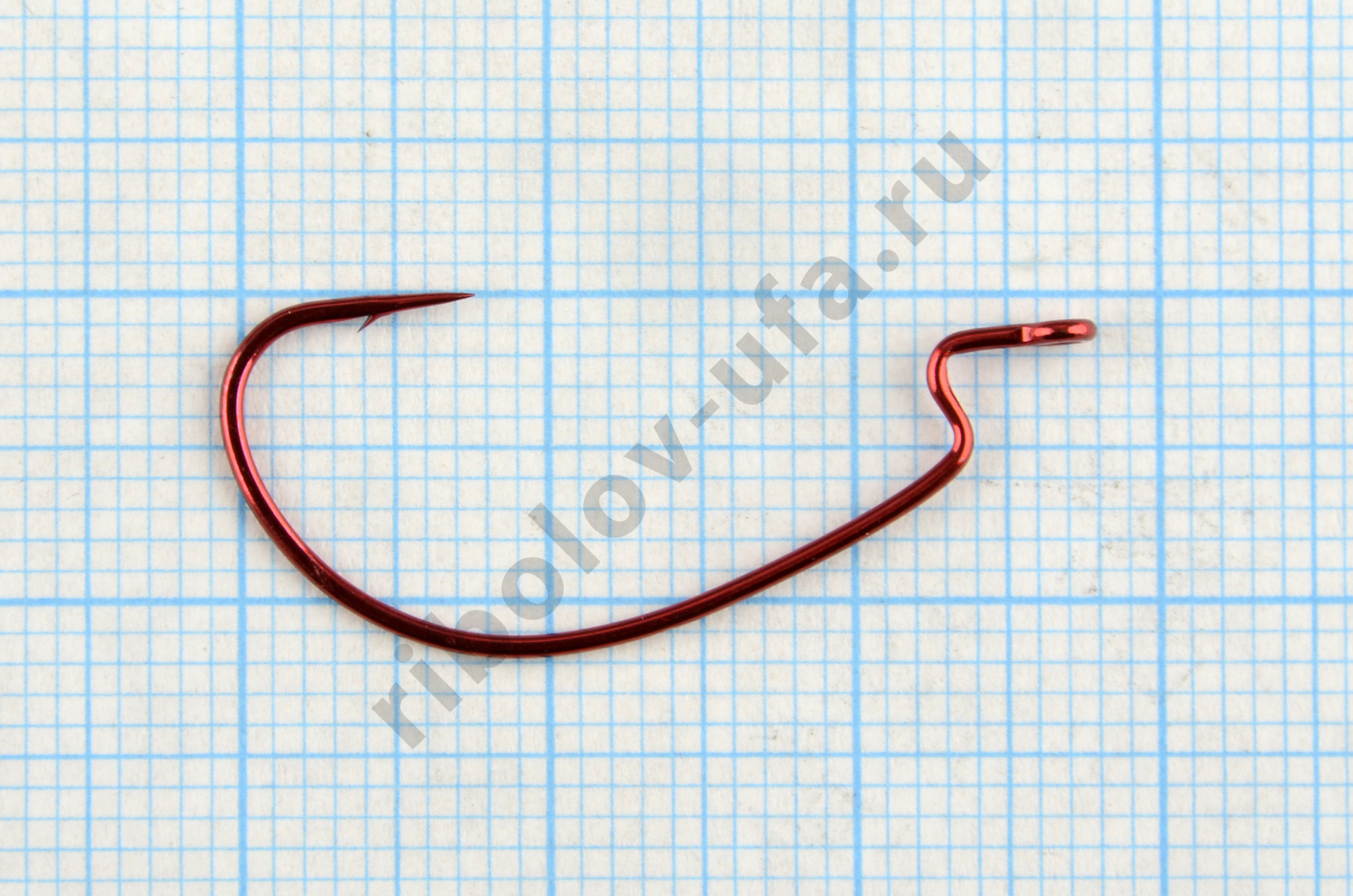 Офсетные крючки Hitfish J-Red Light hook RD # 4