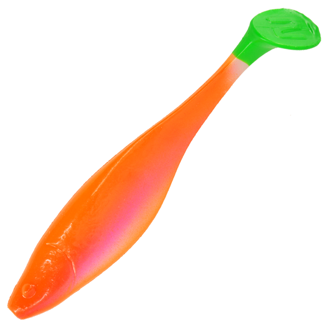 Силиконовая приманка Narval Commander Shad 12cm #033-Candy (4шт/уп)