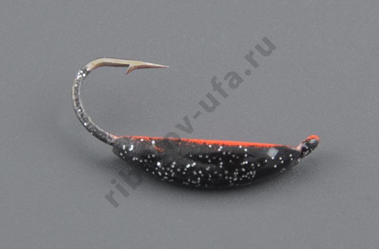 Мормышка вольфрам Bravo Fishing Супер банан с ушком крашенный 3.5 мм 0.82 гр 40