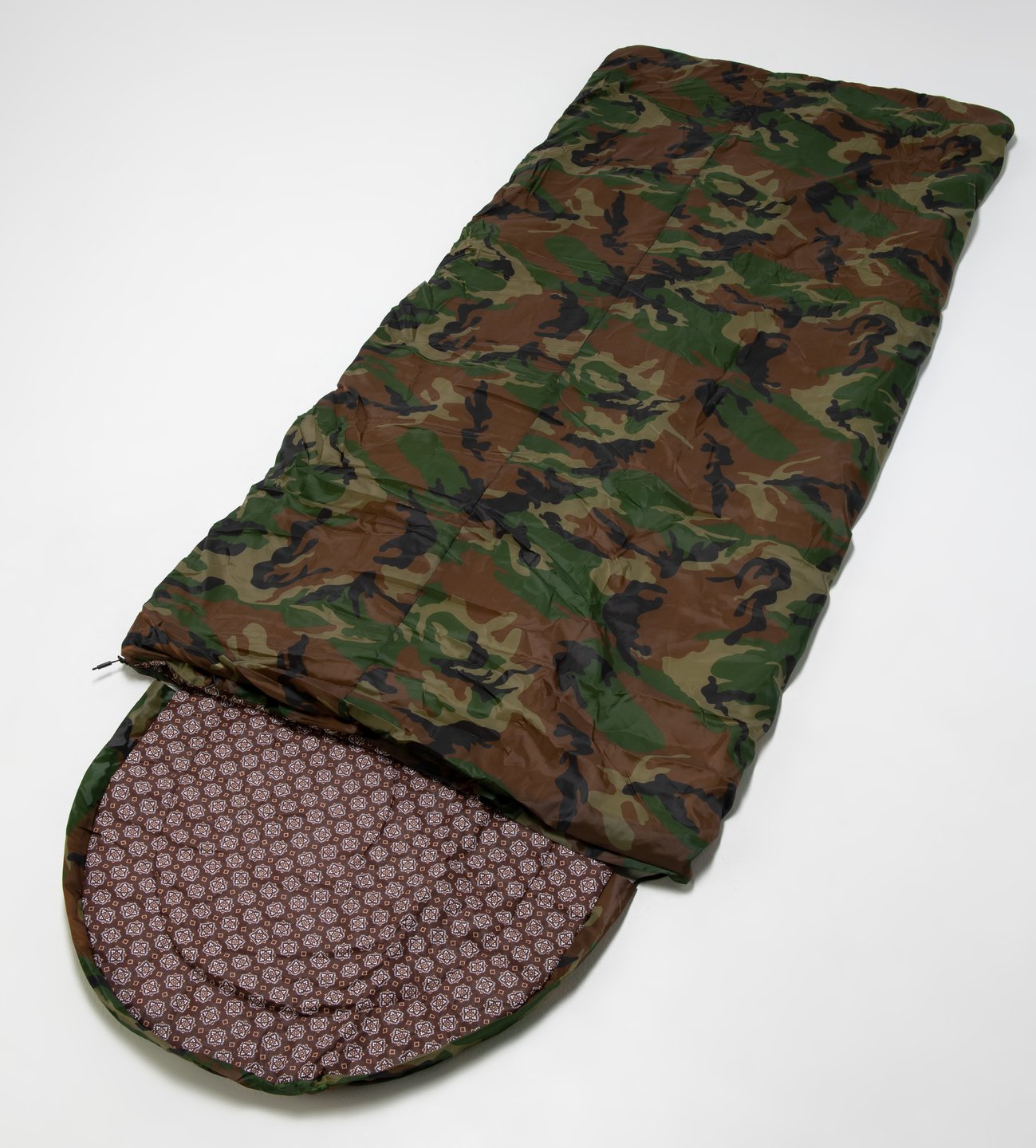 Спальник Huntsman Аляска   -5 С, 250*90см цв.КМФ тк.Таффета 