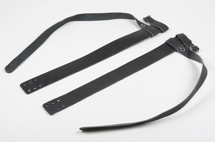 Крепления для лыж кожа с ремнями