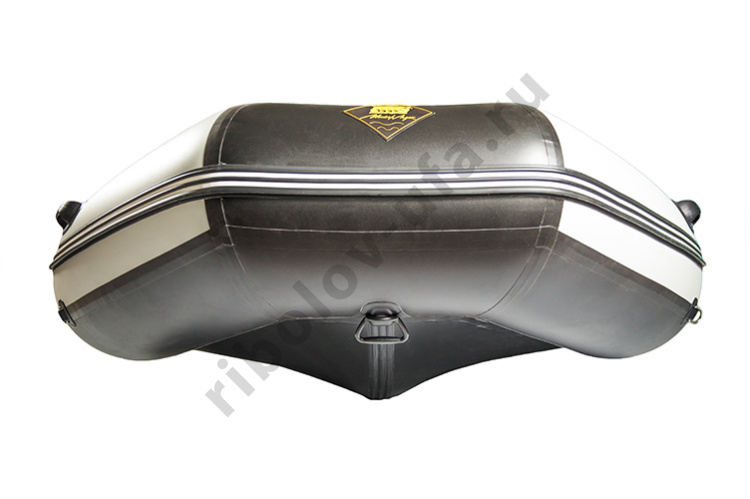 Лодка Ривьера Компакт 3600 СК комби светло-серый/черный