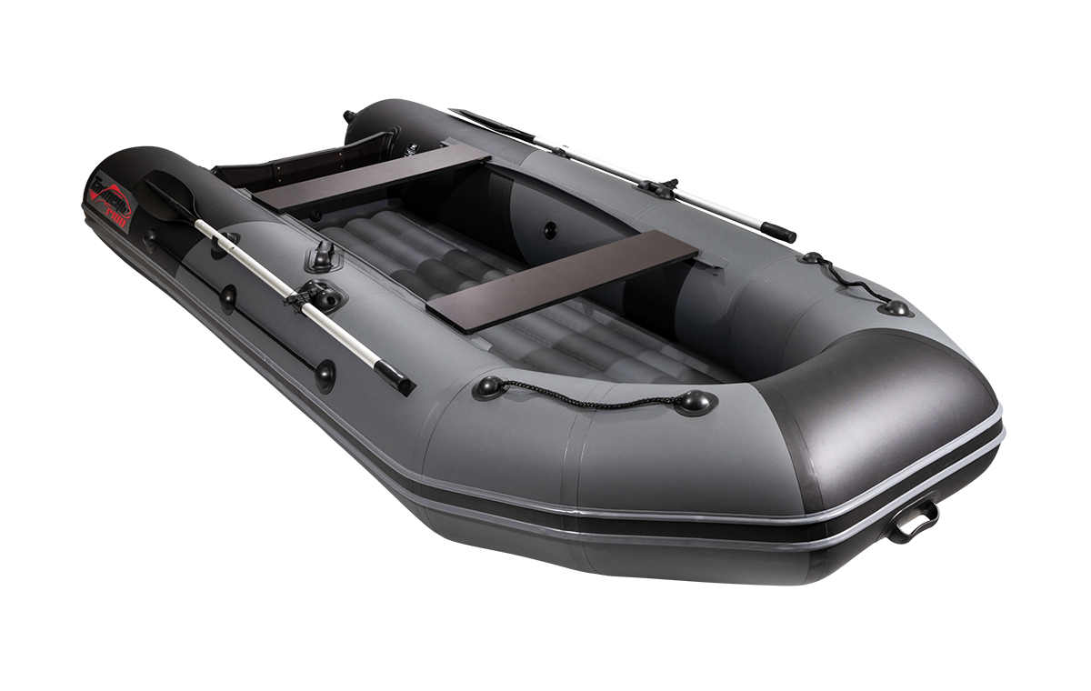 Лодка Таймень NX 3400 НДНД PRO графит/черный 