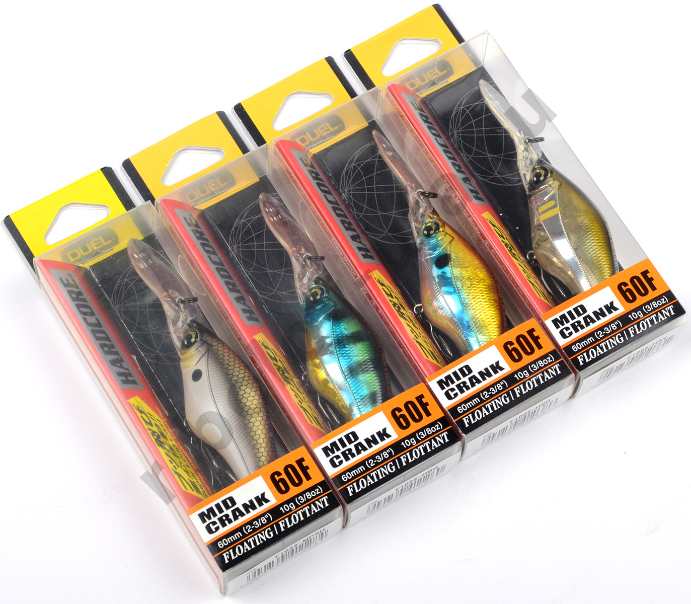 Воблер Duel F1022 Hardcore Mid Crank 60F 10гр, 2,5м цв HAY 