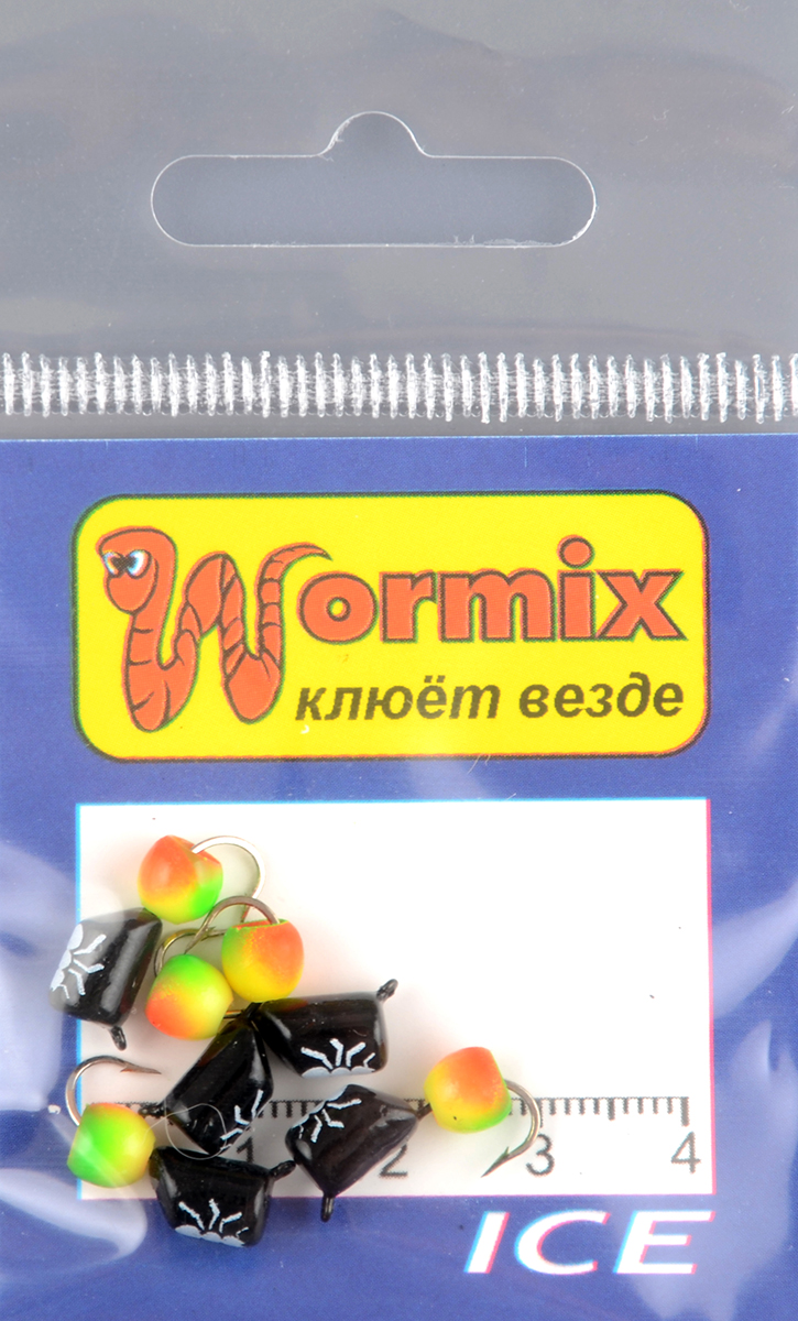 Мормышка Wormix материал WCP 20 Столбик черный d.5мм 1,97гр 