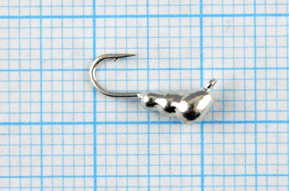 Мормышка вольфрам Bravo Fishing Муравей с ушком 3 мм 0.40гр Sil