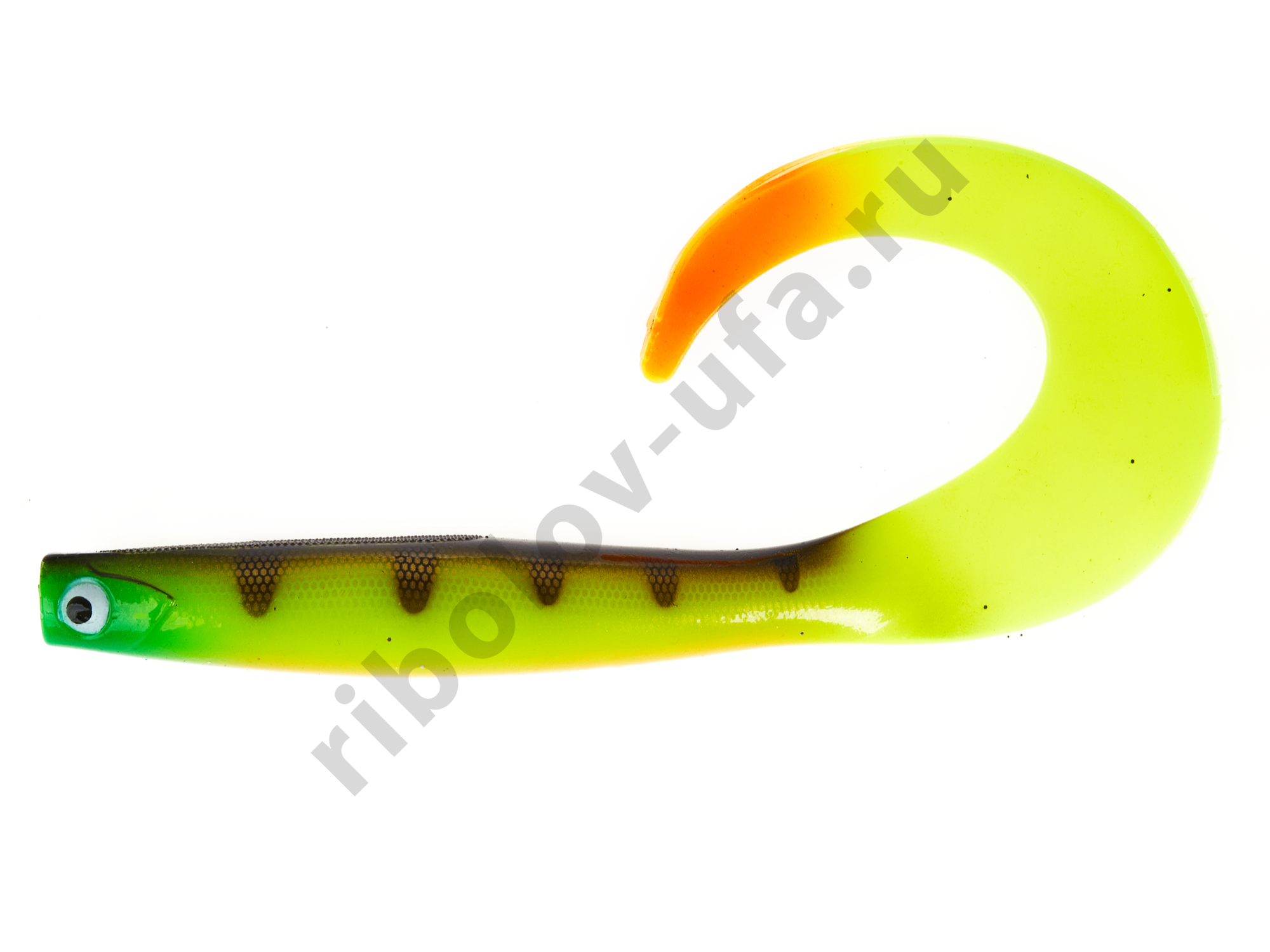 Силиконовая приманка Lucky John 3D Series Kubira Fire Tail 7.0in 17,5см /PG30 (1)