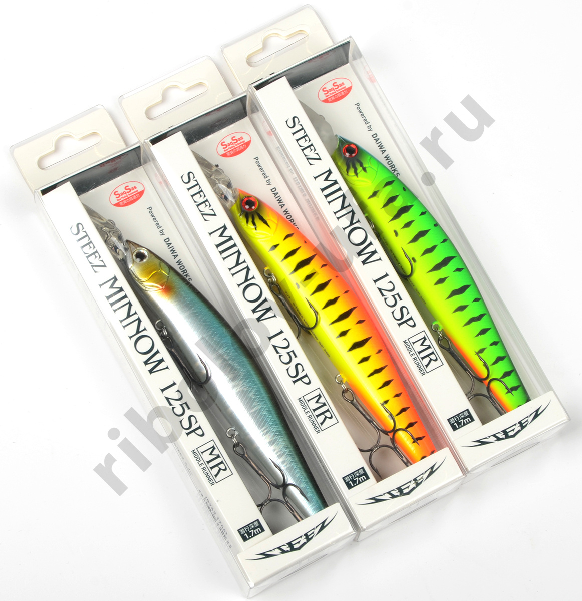 Воблер Daiwa Steez Minnow 125SP MR  20гр.  12,5см   0-2,5м  Mat Tiger