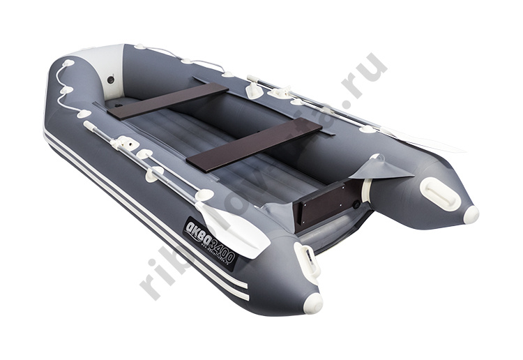 Лодка Аква 3600 НДНД светло-серый/графит