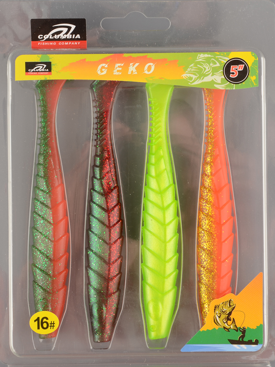 Силиконовая приманка Columbia Geko 5in #16