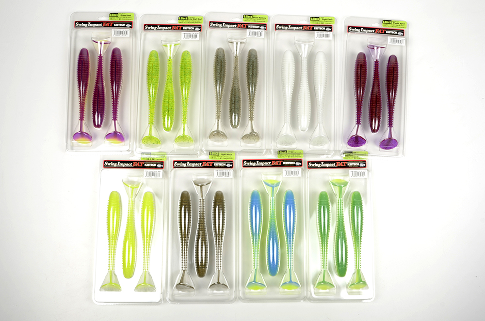 Силиконовая приманка Keitech Swing Impact Fat 6,8 in 17см 36,5гр # PAL 12 Grape shad