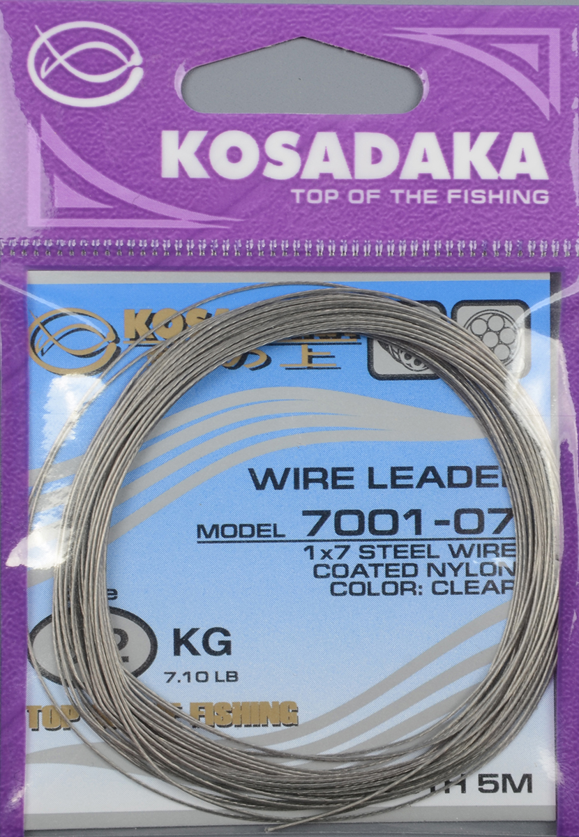Поводковый материал Kosadaka 1x7, 5 м, 3.2 кг