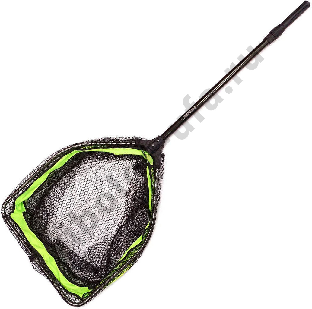 Подсачек Kosadaka алюм. складной со съёмн. телеск. ручкой 53*46*180см, прорезин. полиэст. сетка