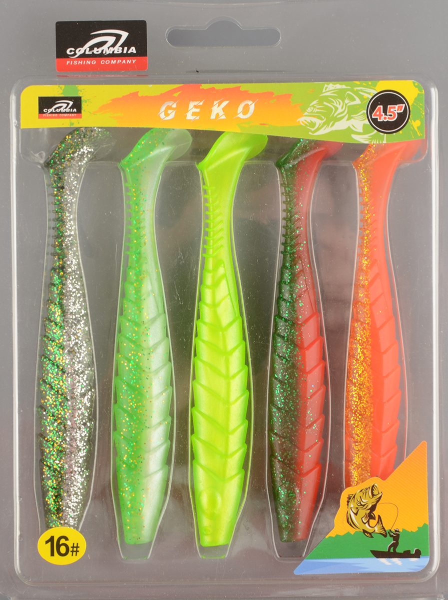 Силиконовая приманка Columbia Geko 4.5in #16