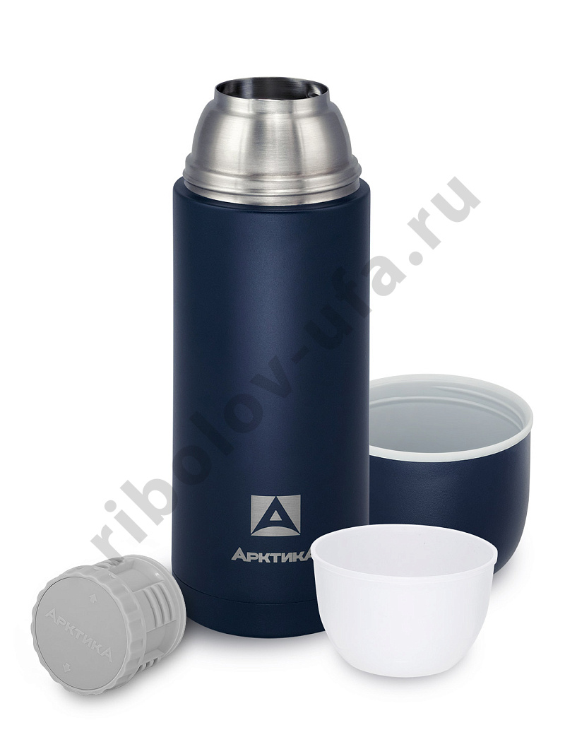 Термос Арктика 105-1000 питьевой 1,0л синий текстиль