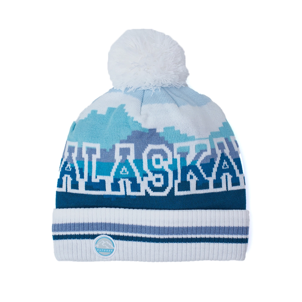 Шапка женская Alaskan Knitted мультиколор