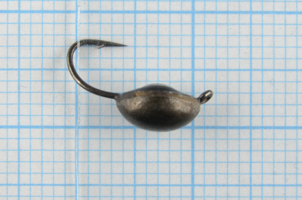 Мормышка вольфрам Bravo Fishing Плавунец с ушком, с 3D глазком 4.0 мм 0.90 гр Bn