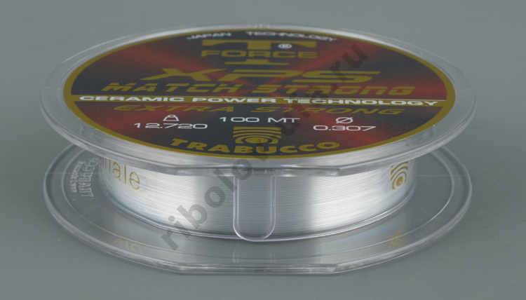 Леска Trabucco T-Force XPS Match Extra Strong 100м, 0.307 мм, 12.720 кг